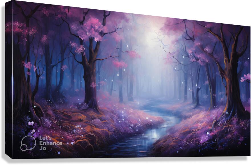 Plum Forest of Dreams Canvas Print