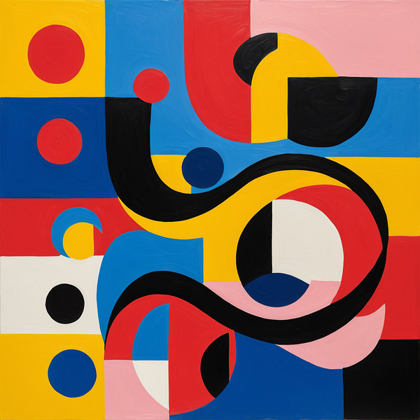 Vibrant Rhythms of Form by Visual Orchid