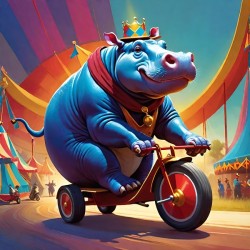 Hippo on Tricycle 2