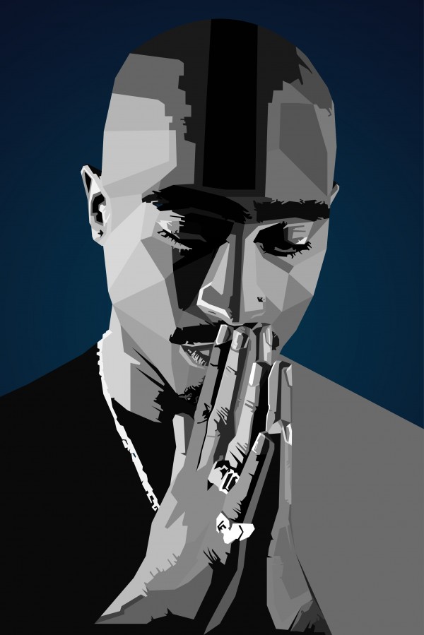 tupac 2PAC by Long Art