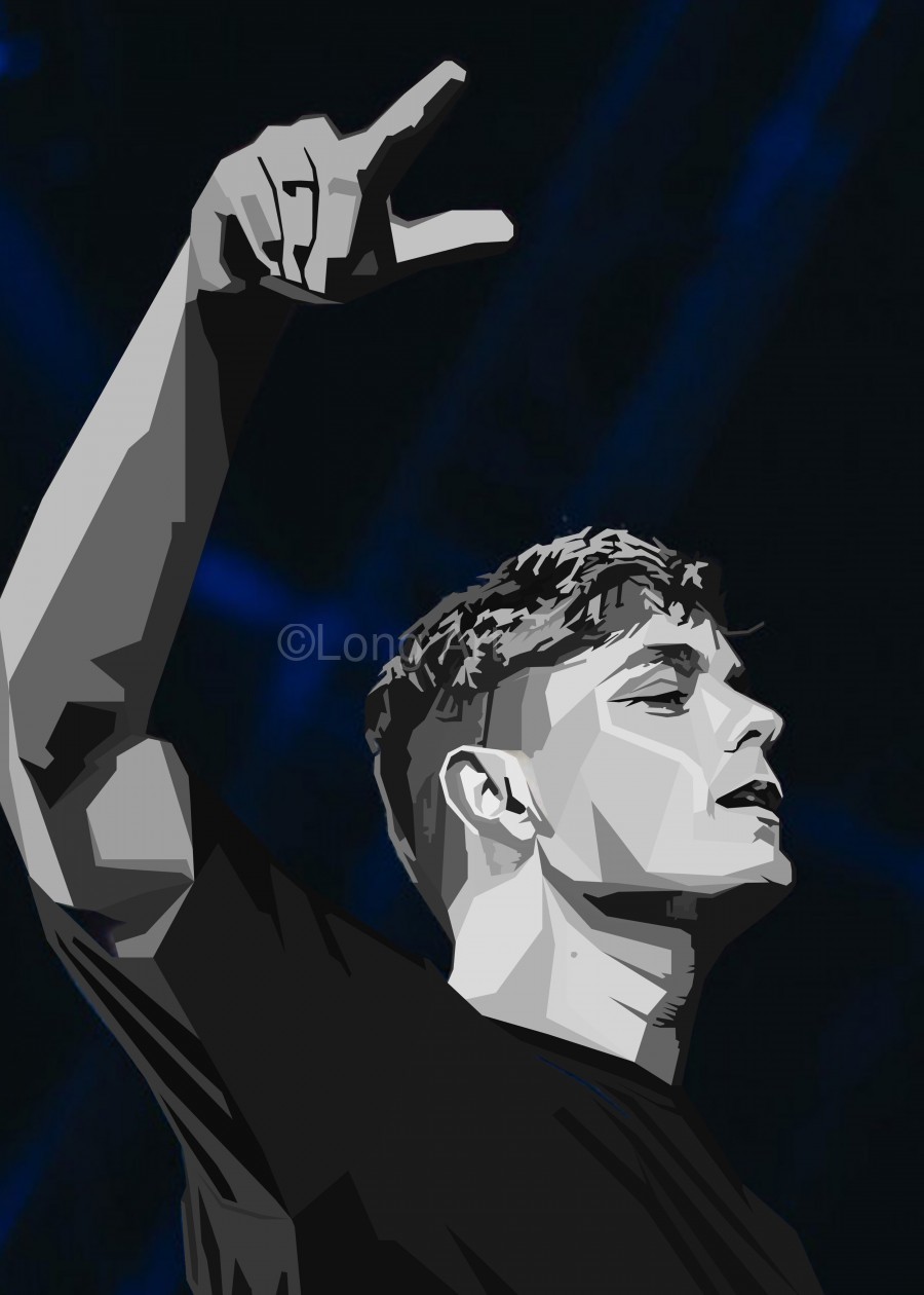 Martin Garrix Black by Long Art Wall Art