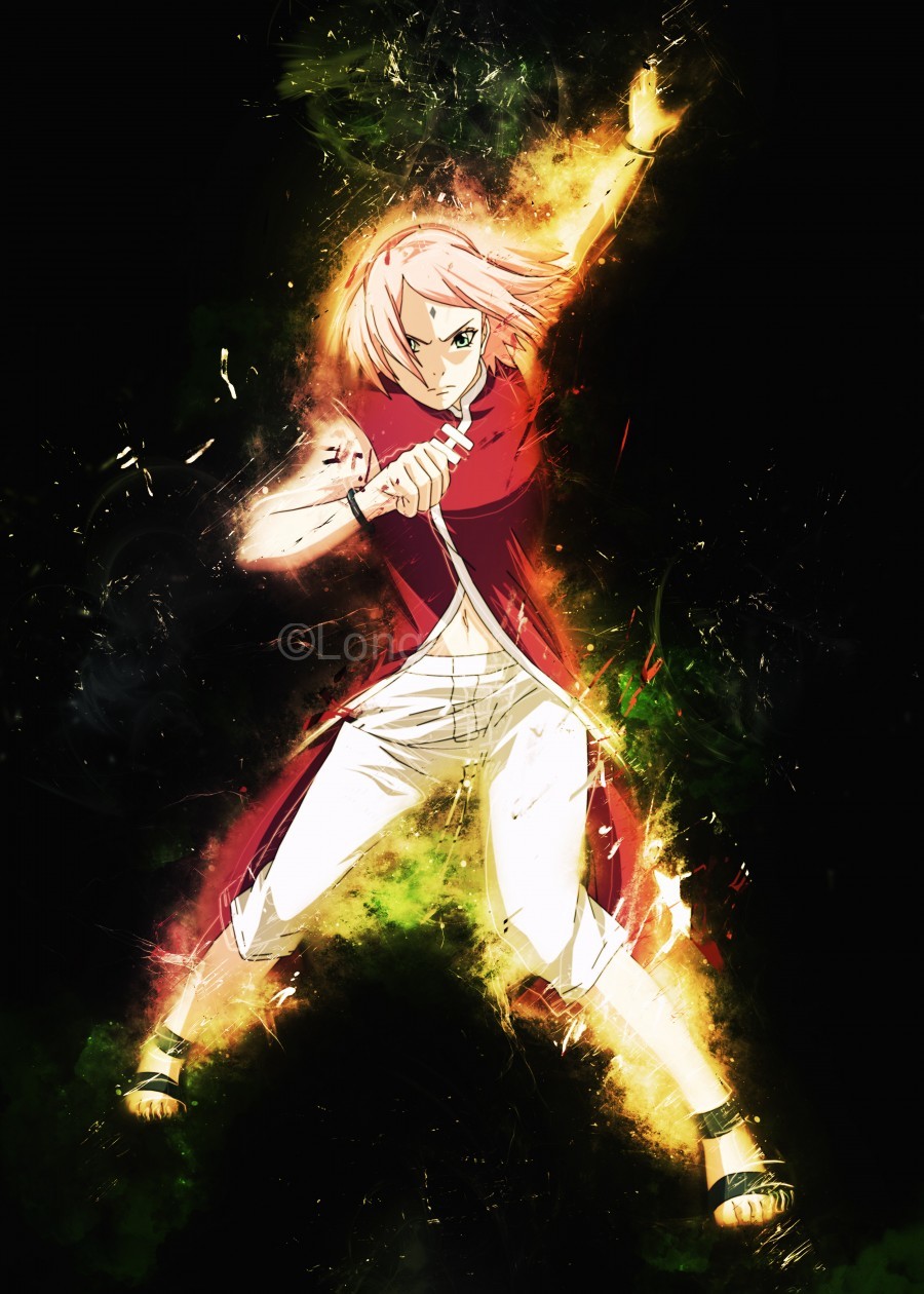 Sakura Haruno by Long Art Wall Art