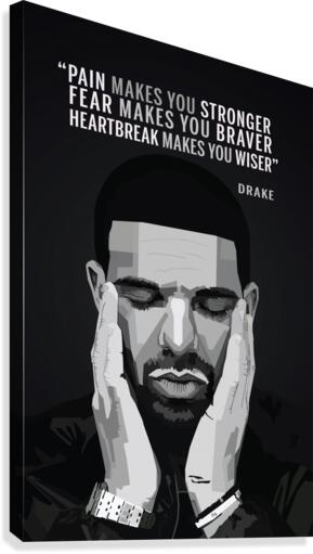 Drake QUOTES Canvas Print