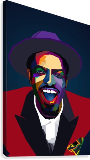 Andre 3000 Rapper Canvas Print