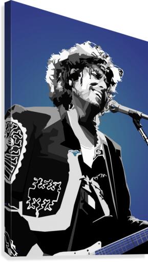 Bob Dylan singer Canvas Print