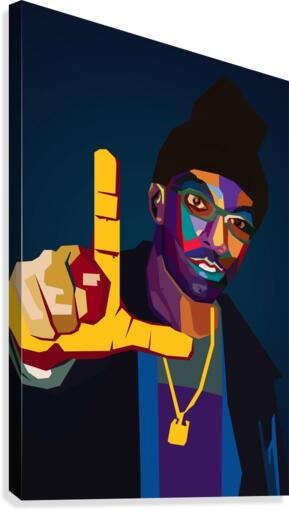 Big L Rapper Canvas Print