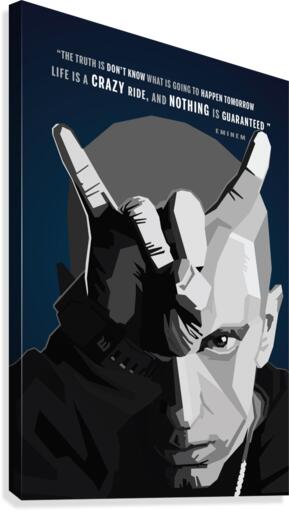 Eminem Quotes Canvas Print