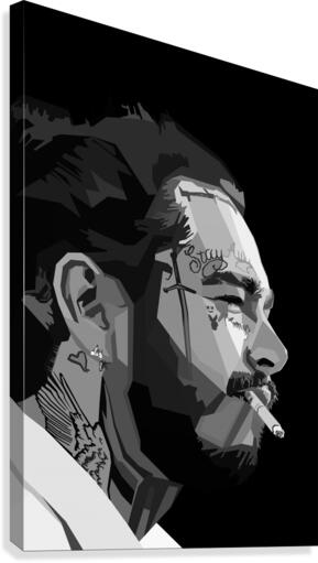 Post Malone rapper Canvas Print