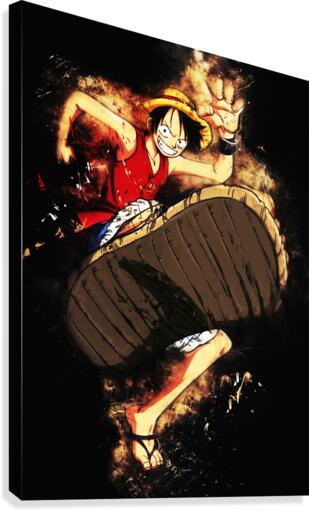 Monkey D Luffy Canvas Print
