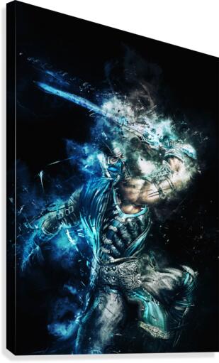 Sub Zero Mortal Kombat Canvas Print