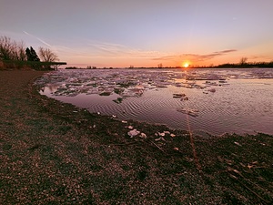 Spring sunrise 2 by Genevieve Gagnon