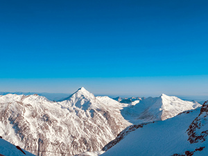 Swiss Alps Allalin summit by Genevieve Gagnon