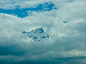 Summit in the clouds by Genevieve Gagnon