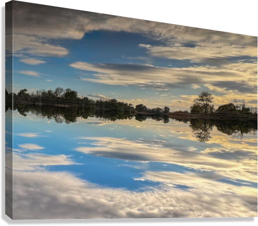 Reverse mirror reflection Canvas Print