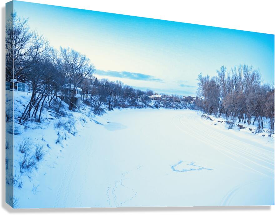 Winter calm Canvas Print