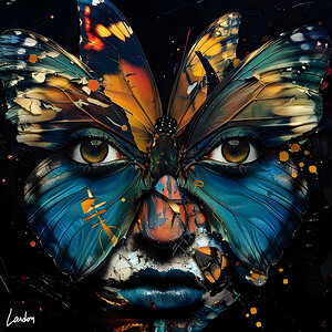 Butterfly Face 1