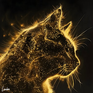 Cat Golden Glow 4