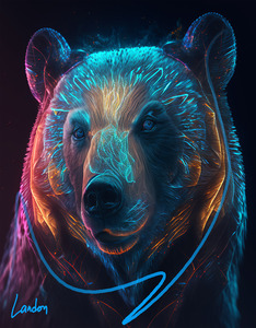 Hyper realistic Bear
