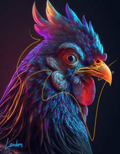 Hyper realistic Chicken