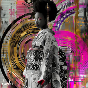 Op Art Babe 16