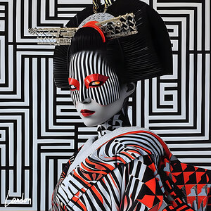 Op Art Babe 4