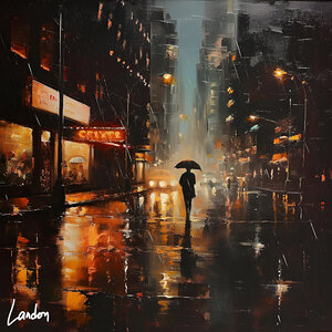 Rainy Cityscape 7
