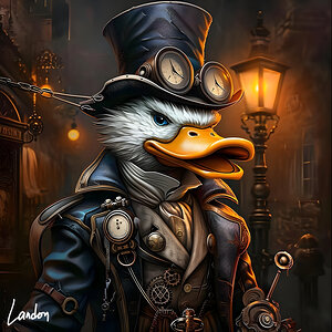 Steampunk Duck 4