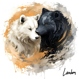 Yin Yang Polar Bears 1