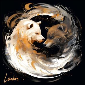 yin yang foxes st