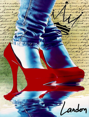 Red Shoe Reflection 1