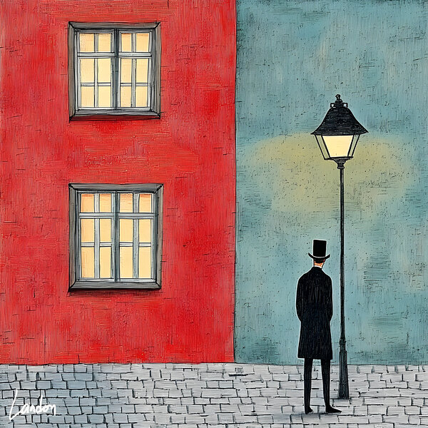 Lamplit Solitude 3 by Landon