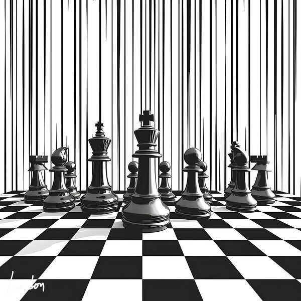 3D Chess 2 Print