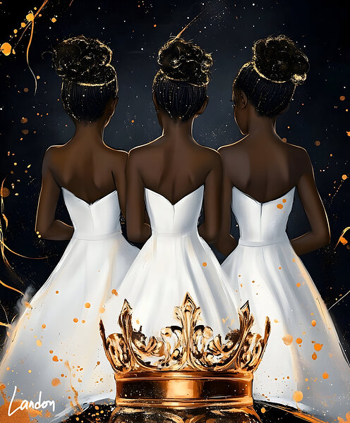 Queens in Unity 3 Print