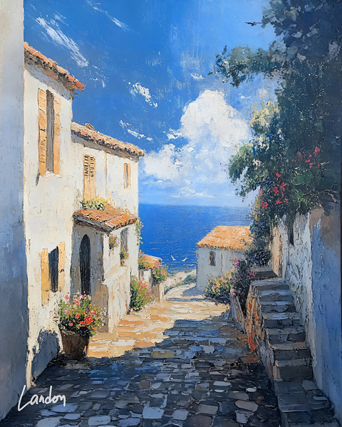 Seaside Serenity  by Landon