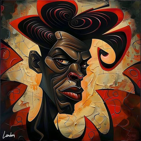 A Frican Man 3 Print