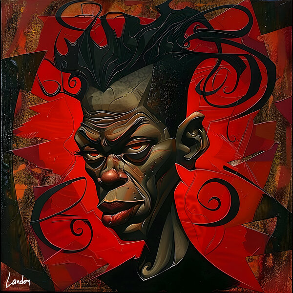 A Frican Man 4 Print