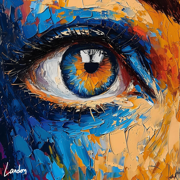 Abstract Eye 1 Print