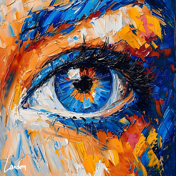 Abstract Eye 3 Print