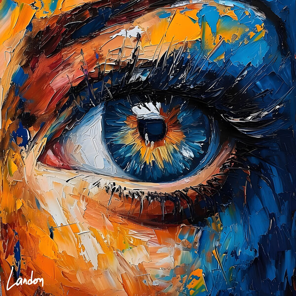 Abstract Eye 4 Print