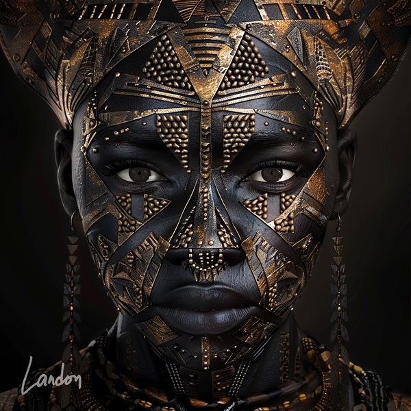 African Lady 3 Print