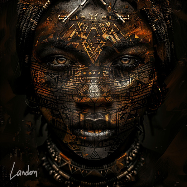 African Lady 4 Print