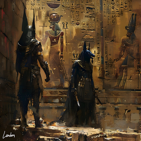 Ancient Anubis 1 by Landon