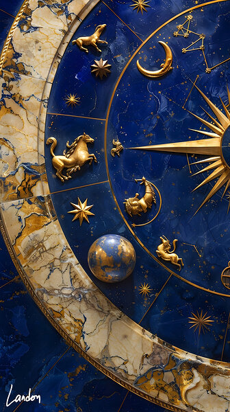 Astrological Zodiac 1 by Landon