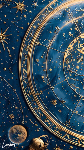 Astrological Zodiac 3 by Landon