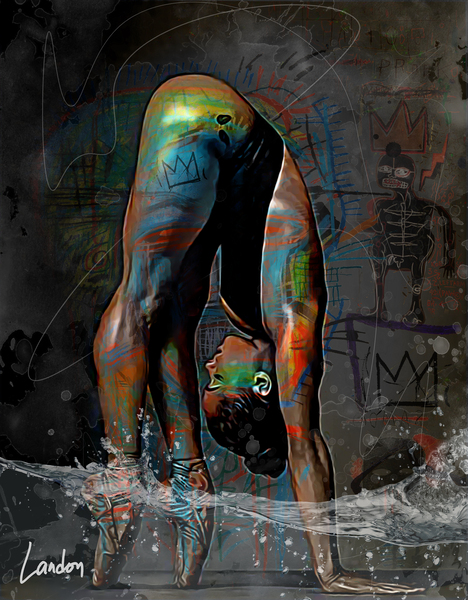 Basquiat Beauty 2  Print