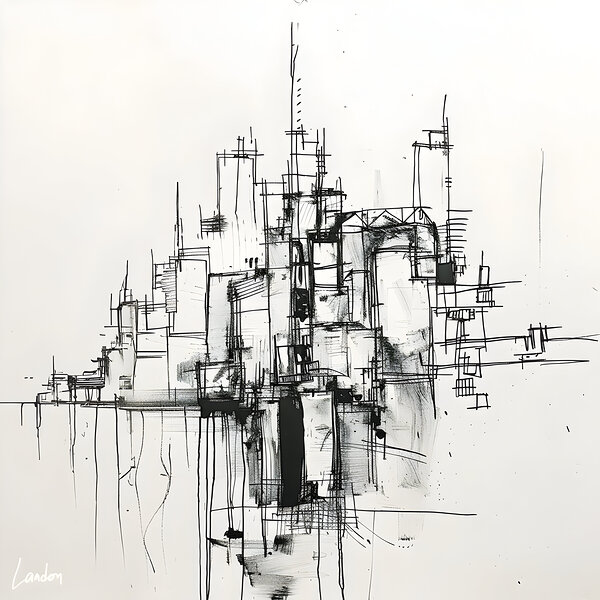 Basquiat City 12 by Landon