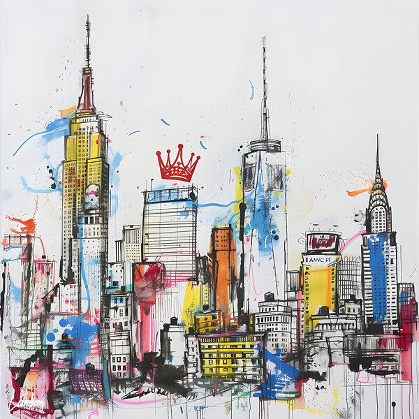 Basquiat City 14 by Landon