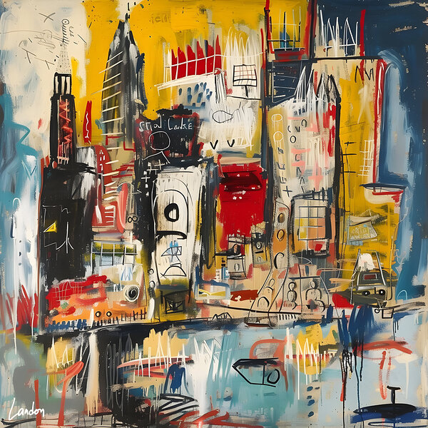 Basquiat City 5 by Landon