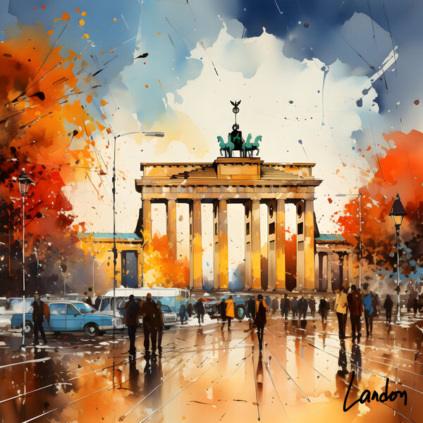 Brandenburg Gate 1 by Landon