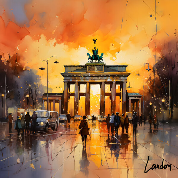 Brandenburg Gate 3 by Landon